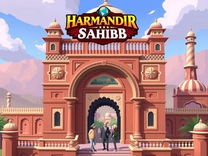 Exploring the temple in Harmandir Sahib Explorer Harmandir Sahib Explorer Gameplay